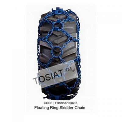 Heavy duty tyre steel skidder chain with high strength